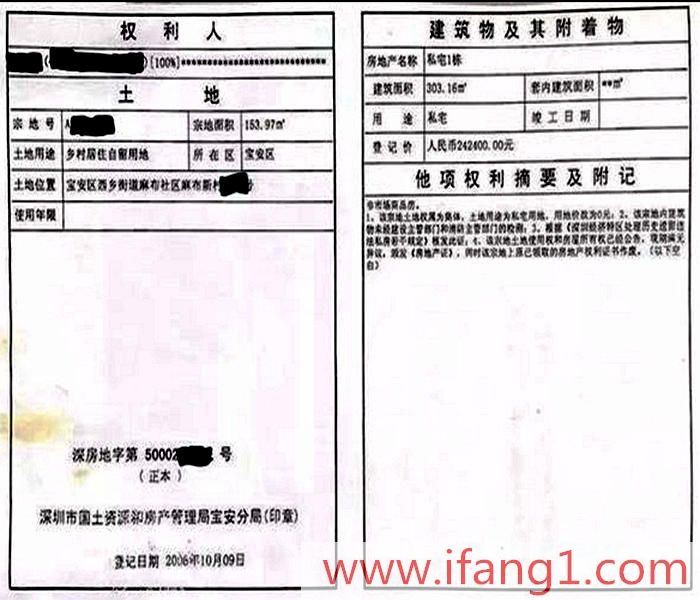 深圳小產權